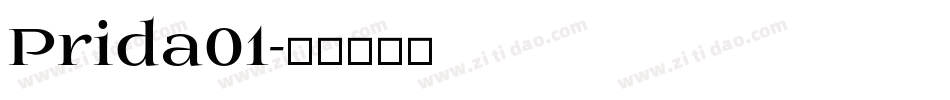Prida01字体转换