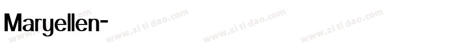 Maryellen字体转换
