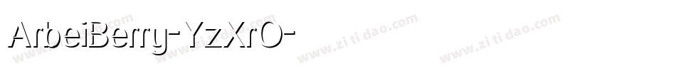 ArbeiBerry-YzXrO字体转换