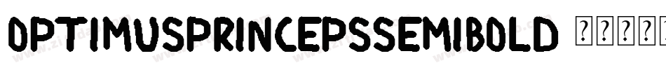 OptimusPrincepsSemiBold字体转换