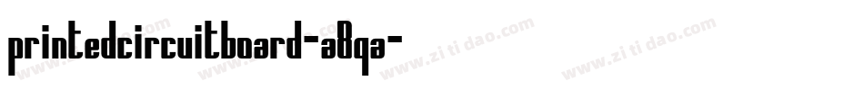Printedcircuitboard-a8qa字体转换