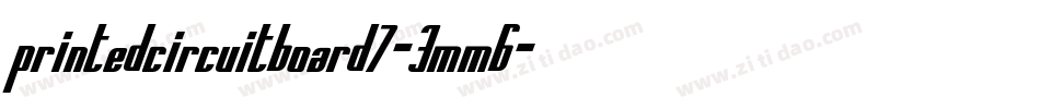 PrintedCircuitBoard7-3Mm6字体转换