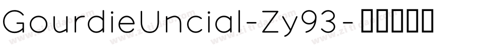GourdieUncial-Zy93字体转换