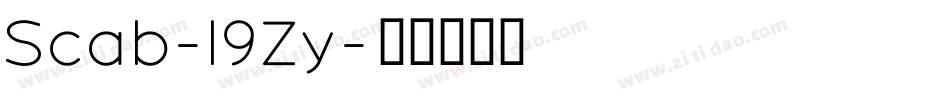 Scab-l9Zy字体转换