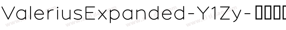 ValeriusExpanded-Y1Zy字体转换