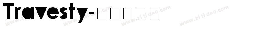 Travesty字体转换
