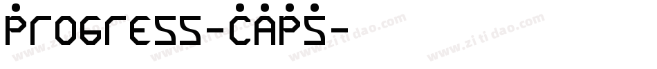 Progress-CAPS字体转换