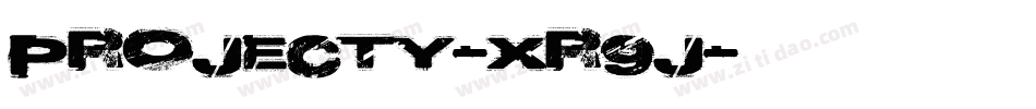 ProjectY-Xr9j字体转换