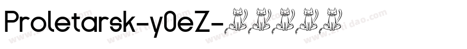 Proletarsk-y0eZ字体转换