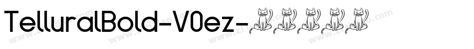 TelluralBold-V0ez字体转换