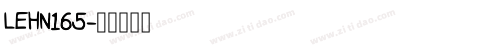 LEHN165字体转换