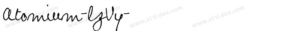Atomium-lzVy字体转换
