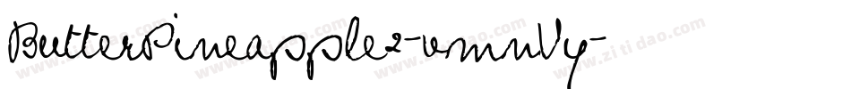 ButterPineapple2-vmnVy字体转换 ButterPineapple2-vmnVy字体转换