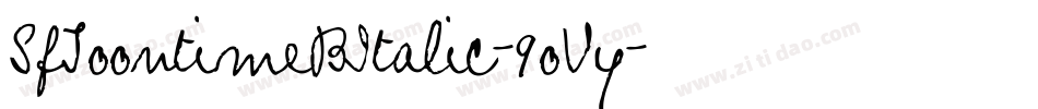 SfToontimeBItalic-9oVy字体转换 SfToontimeBItalic-9oVy字体转换