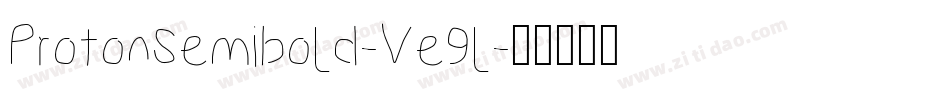 ProtonSemibold-Ve9l字体转换