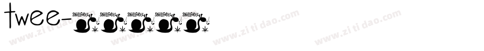 Twee字体转换
