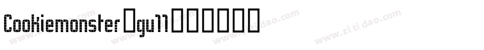 Cookiemonster-gv11字体转换