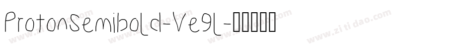 ProtonSemibold-Ve9l字体转换