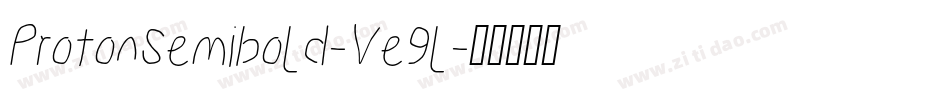 ProtonSemibold-Ve9l字体转换