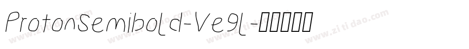 ProtonSemibold-Ve9l字体转换