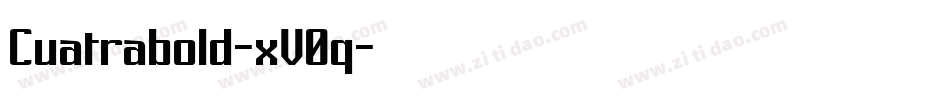 Cuatrabold-xV0q字体转换