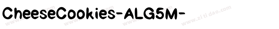 CheeseCookies-ALG5M字体转换