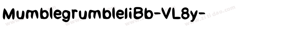 MumblegrumbleIiBb-VL8y字体转换
