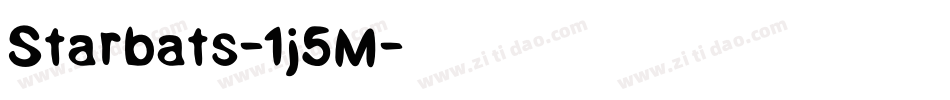 Starbats-1j5M字体转换 Starbats-1j5M字体转换