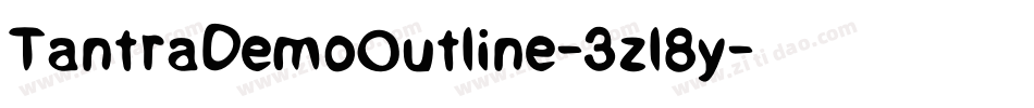 TantraDemoOutline-3zl8y字体转换