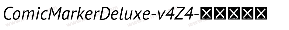 ComicMarkerDeluxe-v4Z4字体转换