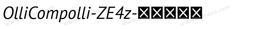 OlliCompolli-ZE4z字体转换