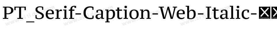 PT_Serif-Caption-Web-Italic字体转换