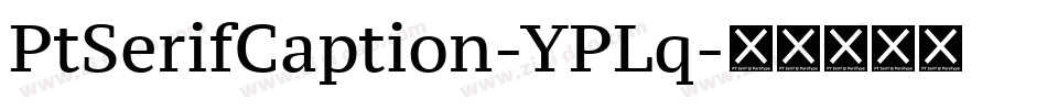 PtSerifCaption-YPLq字体转换