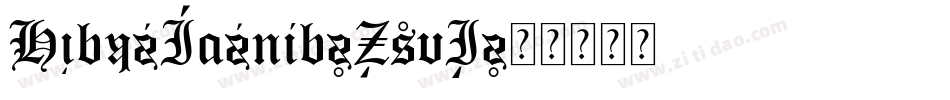 MechaItalic-R9pE字体转换