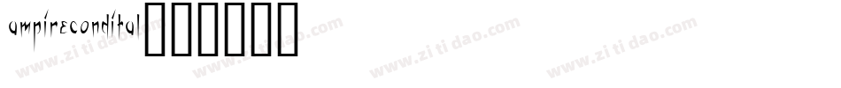 ampirecondital字体转换