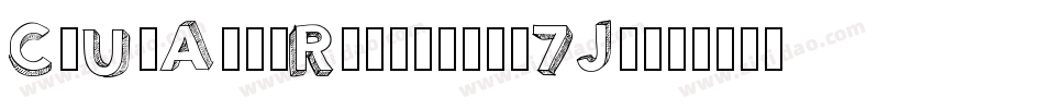 CfUsArmyRegular-l7Jq字体转换