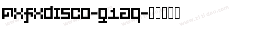 Pxfxdisco-g1aq字体转换