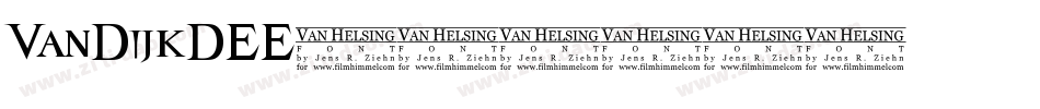 VanDijkDEE字体转换