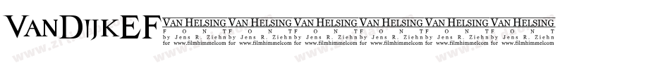 VanDijkEF字体转换