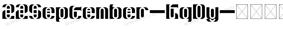 22September-KqDy字体转换