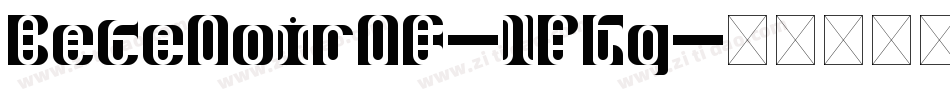 BeteNoirNf-lPKq字体转换