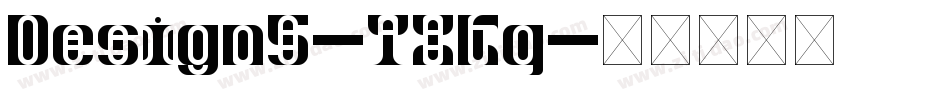 Design5-YXKq字体转换