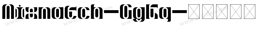 Mixmatch-GgKq字体转换