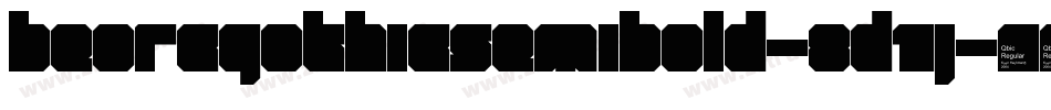 BeorcGothicSemibold-8d1J字体转换