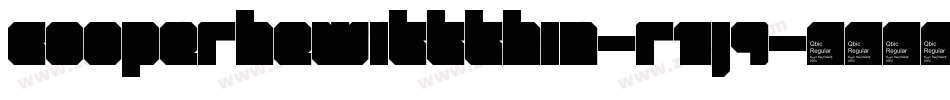CooperhewittThin-r1J9字体转换