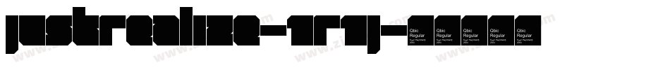 JustRealize-1R1j字体转换