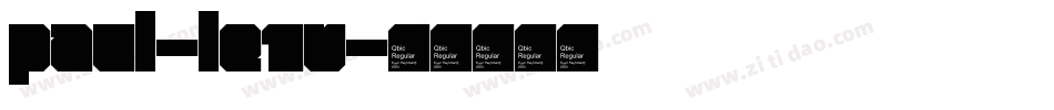 Paul-le1V字体转换