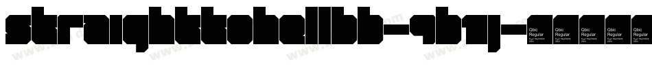 Straighttohellbb-9B1j字体转换