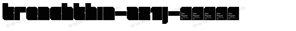 TrenchThin-aZ1J字体转换