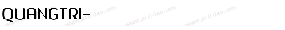 QUANGTRI字体转换